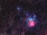 M20 - The Trifid Nebula - Taken in Kilmore,  Vic with SBIG ST8300 OSC