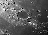 Crater Plato showing craterlets