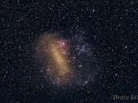 Large Magellanic Cloud: Canon 50mm f/1.4, ASI071MC-P