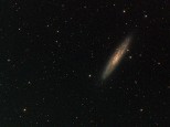 Sculptor Galaxy - 2019 shot. RGB 120s for galaxy, 30s for stars