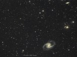 NGC1365 the Great Barred Galaxy. Taken with two different scopes and cameras. Ha and Lum on an ASI1600MM-P and RGB on an ASI071MC-P