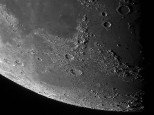 First Quarter Moon - selected areas at 100%