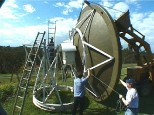 Removing the Dish from the support for repairs