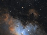 Expanded View of M16 from Tatura July 2020 in Hubble Pallet