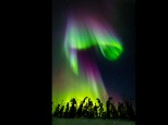 Heart Shaped Aurora - Fairbanks, Alaska