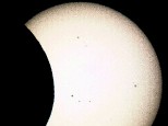 Solar Eclipse 14112012 Afocal iPhone 16" Dobs