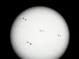 Sunspots Solar Maximum 2012