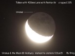 Uranus & the Moon