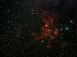 NGC 6357 is a diffuse nebula near the Cats Paw Nebula in the constellation Scorpius.