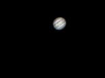 Jupiter, 25 April, 2006. Imaged using Philips ToUcam Pro webcam at primary focus of 8 inch Meade SCT LXD 55. Processed with Registax 4.