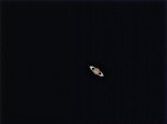 Saturn and Titan, taken with a Thorlabs DC1645C USB camera (1280×1024 pixels) at the primary focus of a Meade 8″ SCT LXD55. Processed with Registax 6 (best 100 out of 200 frames, dyadic wavelet filter).