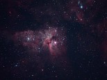 Eta Carina Nebula - Single frame 300 Second Exposure, Modified  Canon EOS 450 on 8 inch SCT at f/6.3. Levels tweaked in The GIMP