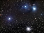 Corona Australis - NGC 6729 with the globular cluster 6723