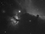 The Flame and Horse Head nebulas