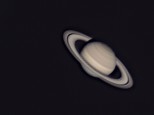 Saturn through my 8" telescope. 15 min exposure 30k frames @ 10ms