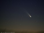 Comet C/2011 L4 (PANSTARRS) late in evening twilight, 01 March 2013