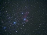 Horsehead & Flame nebulae in Orion, 06 January 2014