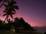 Early dawn light, Crusoe's Retreat, Viti Levu, Fiji, 16 July 2009