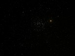 Mars and the Beehive Cluster, 17 April 2010