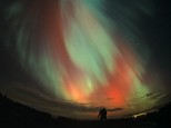 Aurora Borealis - colourful streamers from the corona