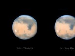 The changing mists of Mars, captured near 2016 opposition.