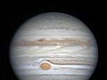 Stewart Beveridge Jupiter 4th June, 12:27 UTC 2018, 305mm Dob Eq platform ZWO ASI224MC FL-6250mm 4 images derotated in WinJUPOS