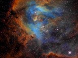 IC 2944 nebula, the Running Chicken nebula