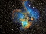 NGC 2467 (the Skull and Crossbones) nebula, though I think it looks more like a butterfly!