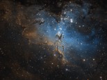 M16 The Eagle Nebula in narrowband