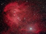 Running Chicken Nebula in LHa, RHa, G, B